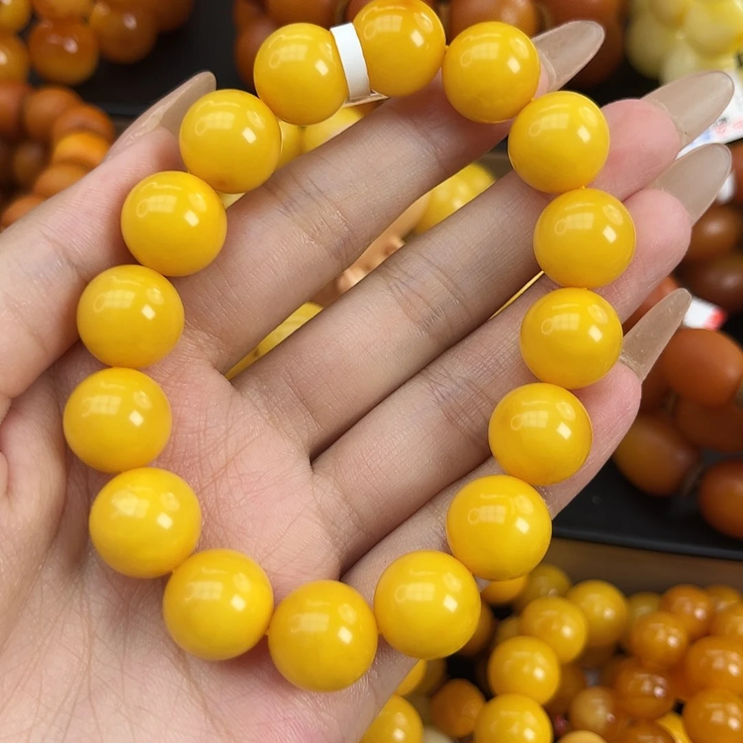 未镶嵌琥珀手串蜜蜡