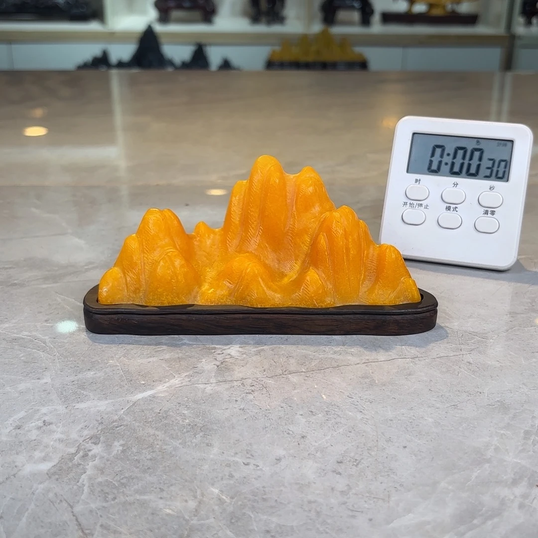 T***y灵璧石手工雕刻奇石摆件