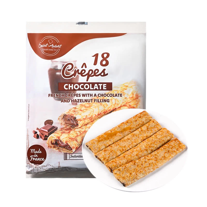 SAINT AUBERT 法国进口可丽饼540g(18个)休闲小零食