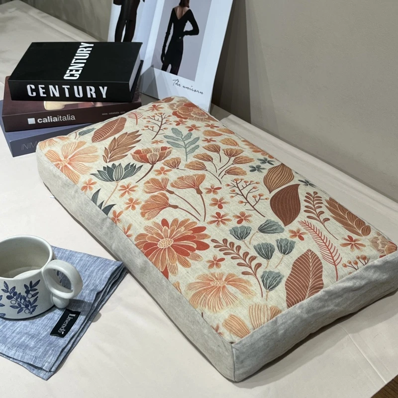 木汀家-汉麻+棉荞麦薰衣草枕干爽透气天然健康枕芯 可拆洗