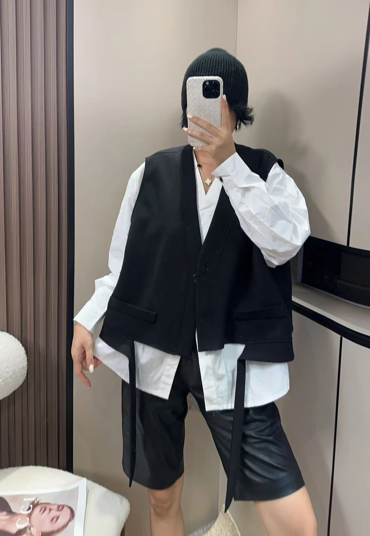 2025年秋装百搭休闲马甲液态棉