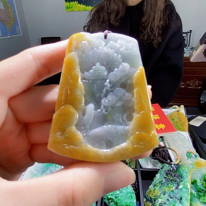 颈饰未镶嵌翡翠翡翠