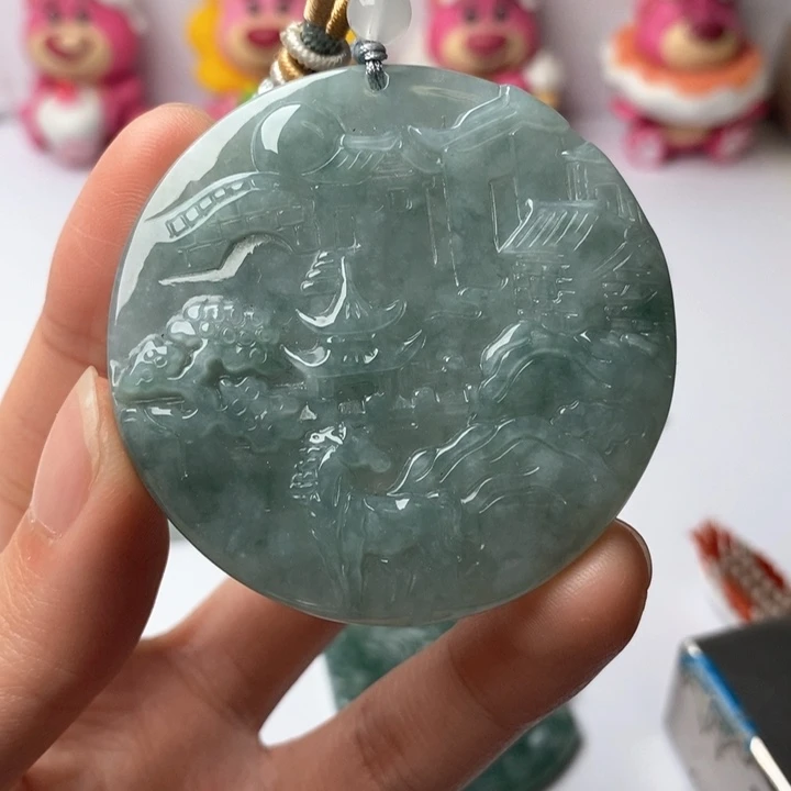 翡翠未镶嵌颈饰翡翠