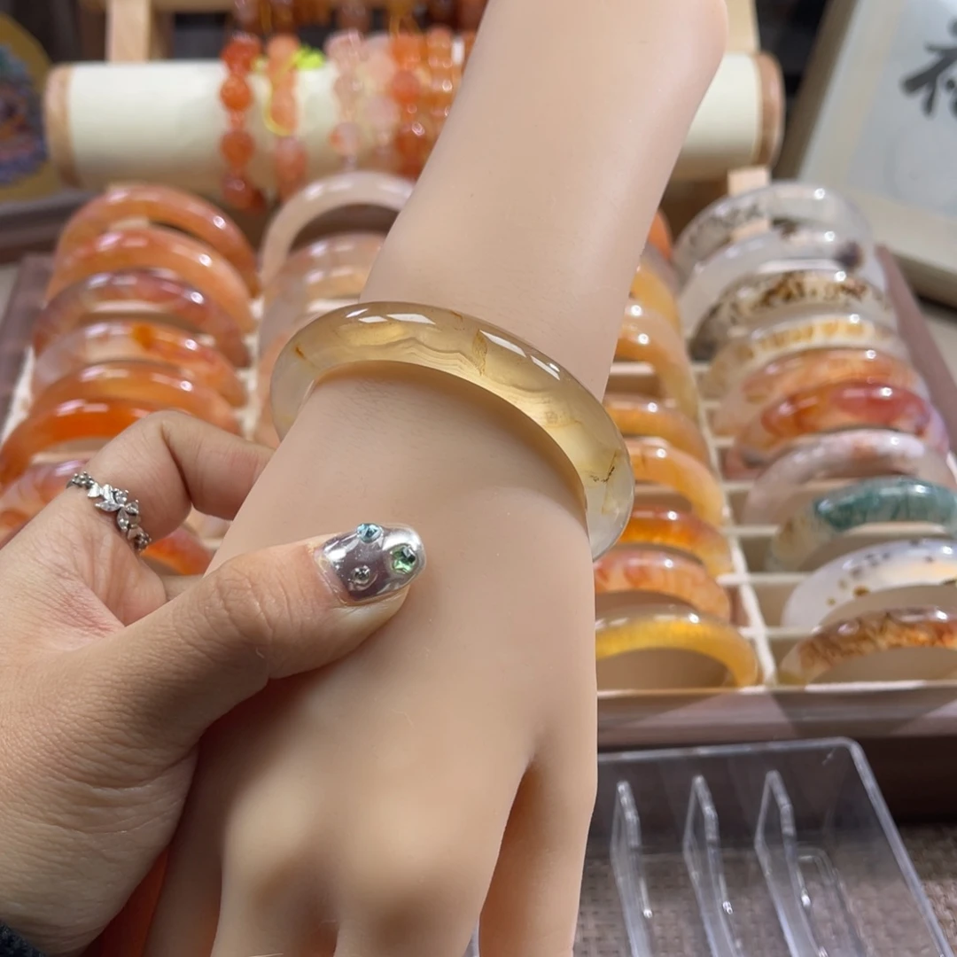 手镯玛瑙/玉髓合金58,7