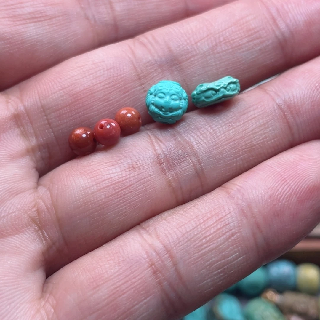 南红玛瑙配饰未镶嵌小***治