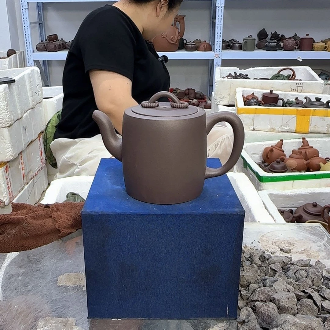 茶壶紫砂宜兴紫砂壶瑕疵处理