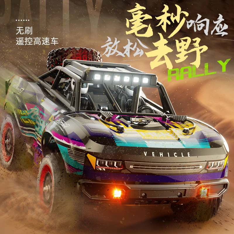 电动遥控车1/18 RC模型车四驱碳刷短卡越野车男孩遥控车C8820
