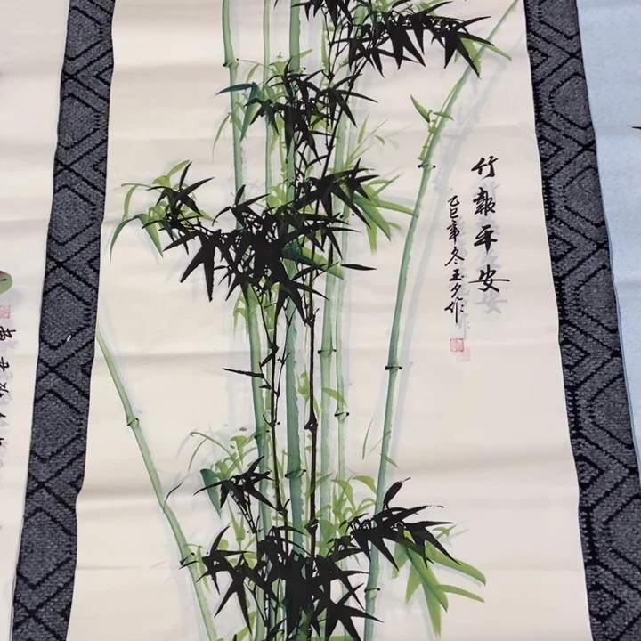 枕书斋画廊的直播间