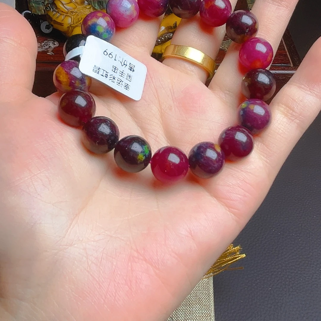 手链未镶嵌和田玉（糖玉）