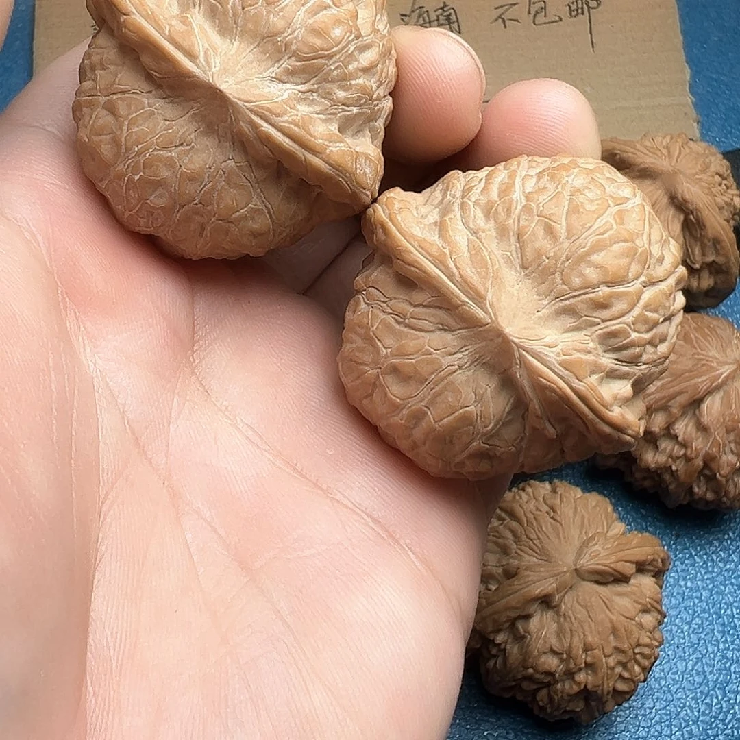 文玩核桃把件42/42.8南瓜墩