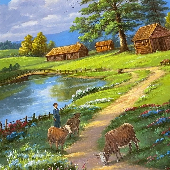 油画好之一仔仔细细