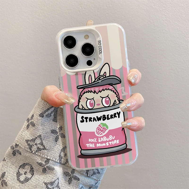 草莓拉布布适用于苹果16promax/华为/oppo/vivo/小米防摔手机壳