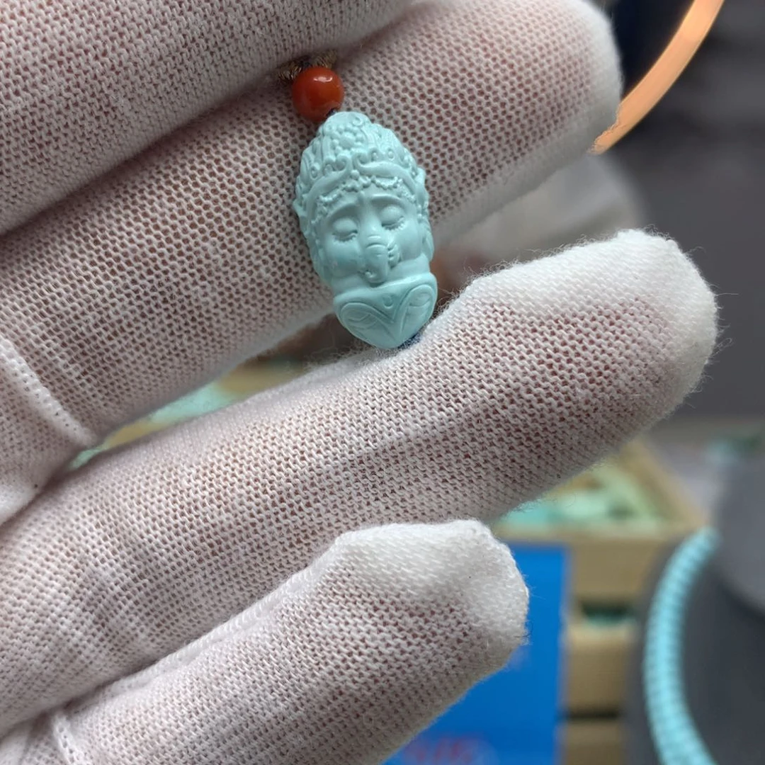 绿松石挂件未镶嵌