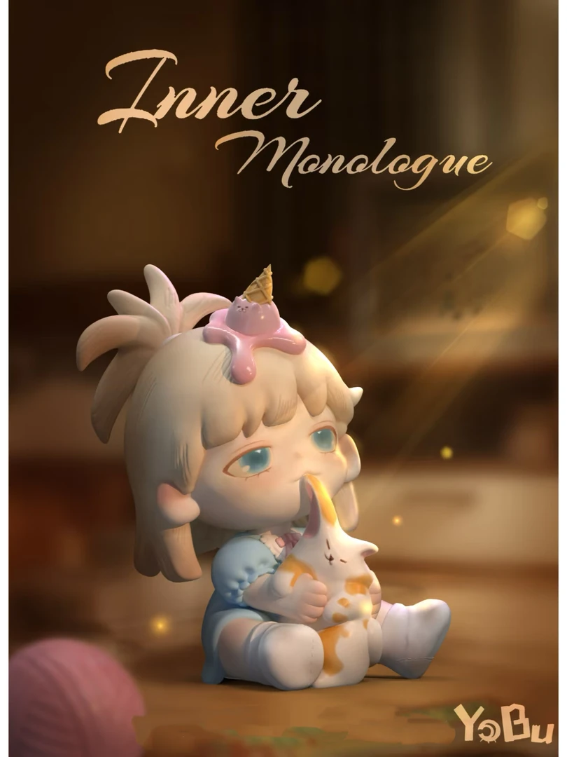 正版|yobu悠布一代心灵独白盲盒潮玩礼物摆件可爱