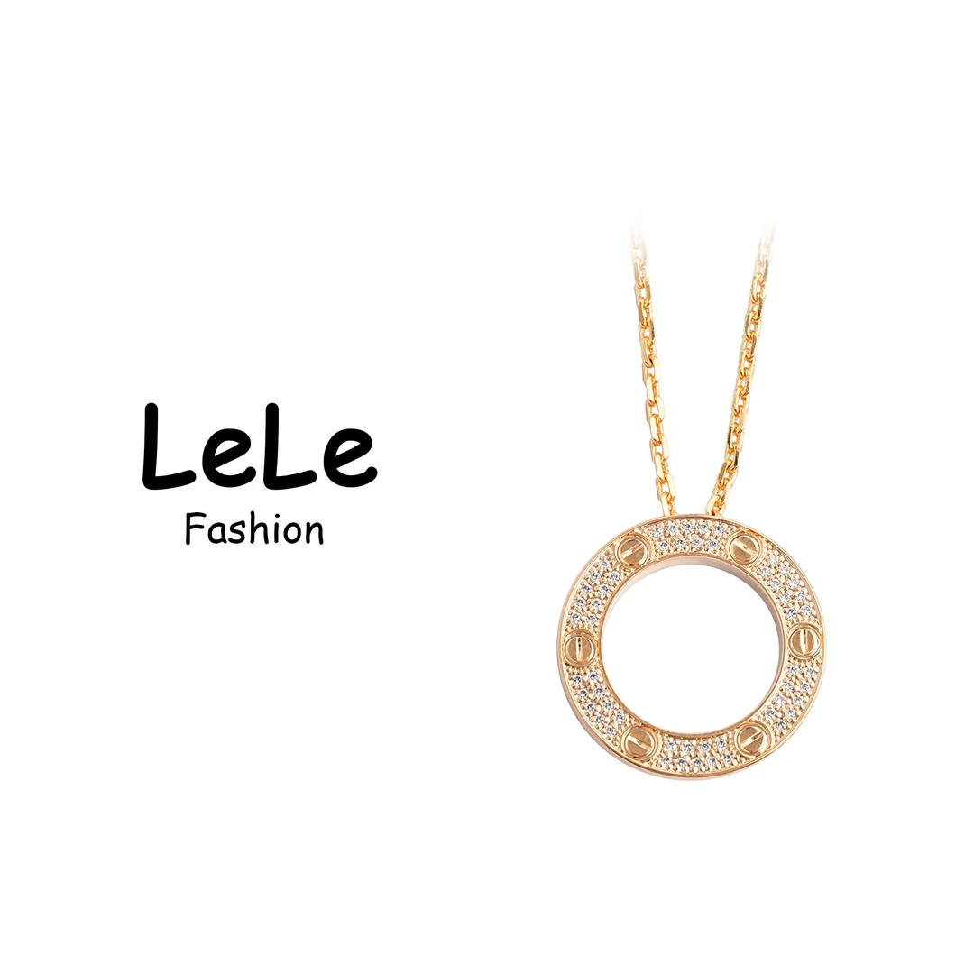 铜合金陶瓷吊坠 LELE FASHION 【惊喜盒子】精致百搭简约时尚 2091