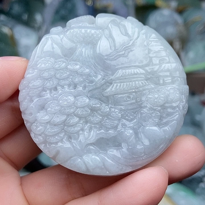 翡翠未镶嵌颈饰翡翠