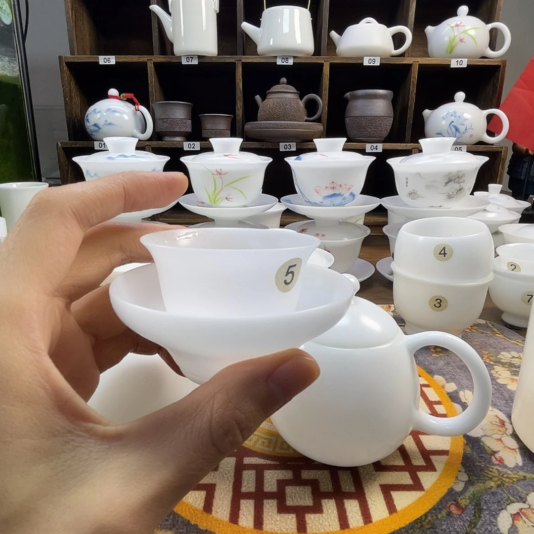 柯*雪花白高冰胖虎茶具直播福利
