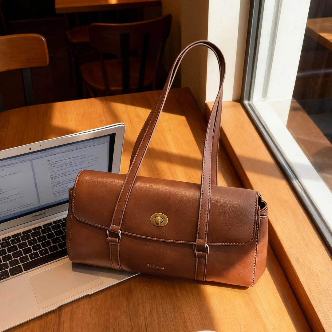 气质高级感洋气时尚精致单肩百搭2025冬季女托特包包千金风手提包