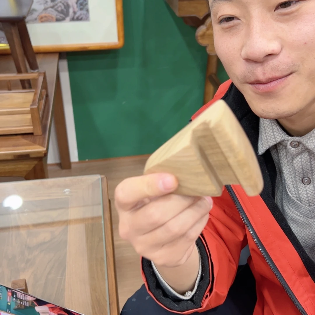 木核桃木手机支架 新粉浮力
