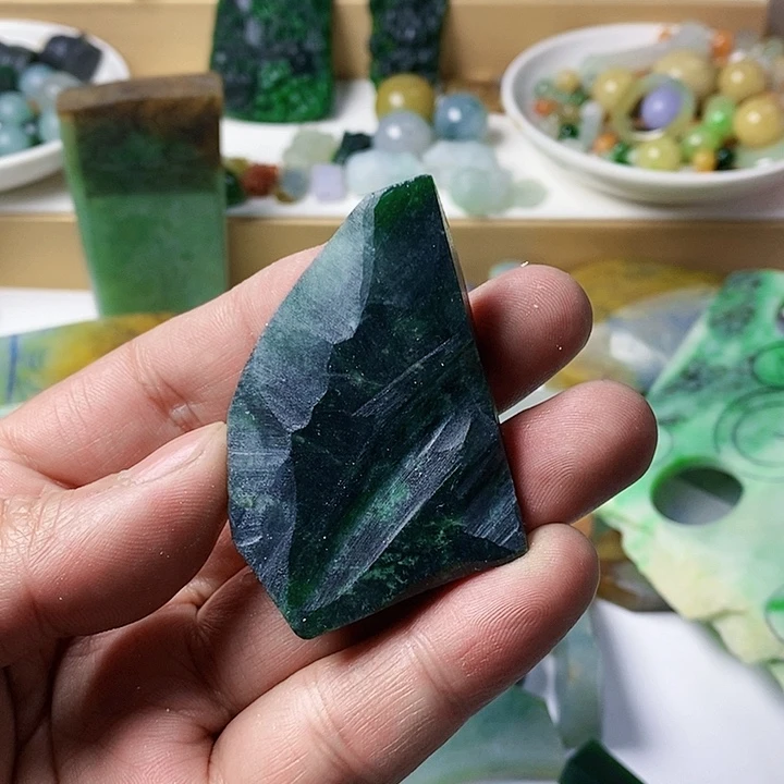 翡翠散珠天然翡翠A货