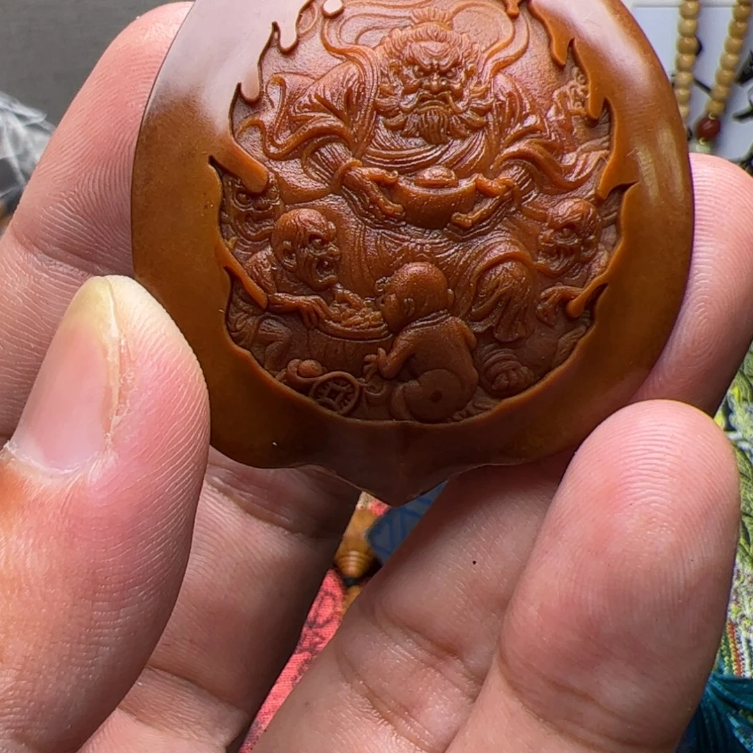 吊坠猴头核桃自律精进
