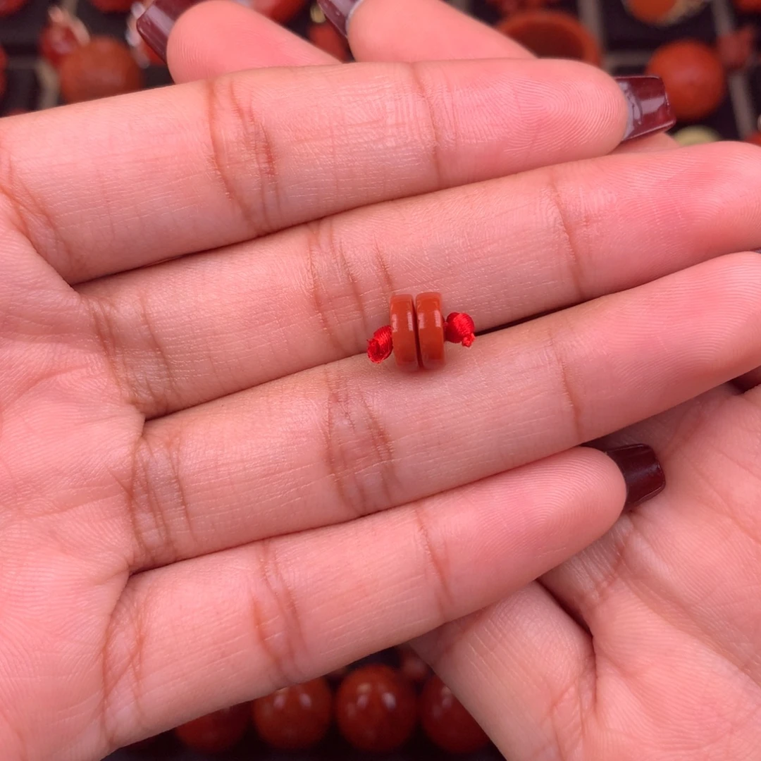 南红玛瑙未镶嵌直切隔片8