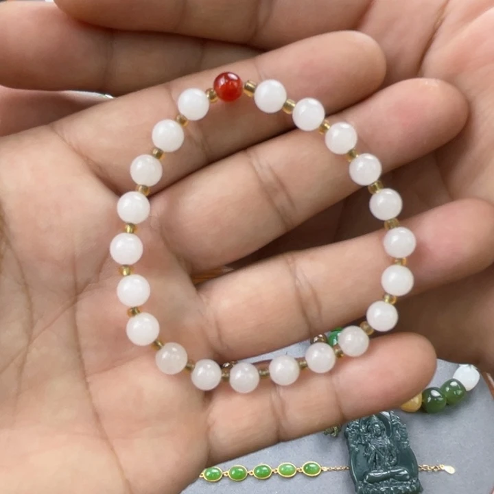 合金手链石英岩玉