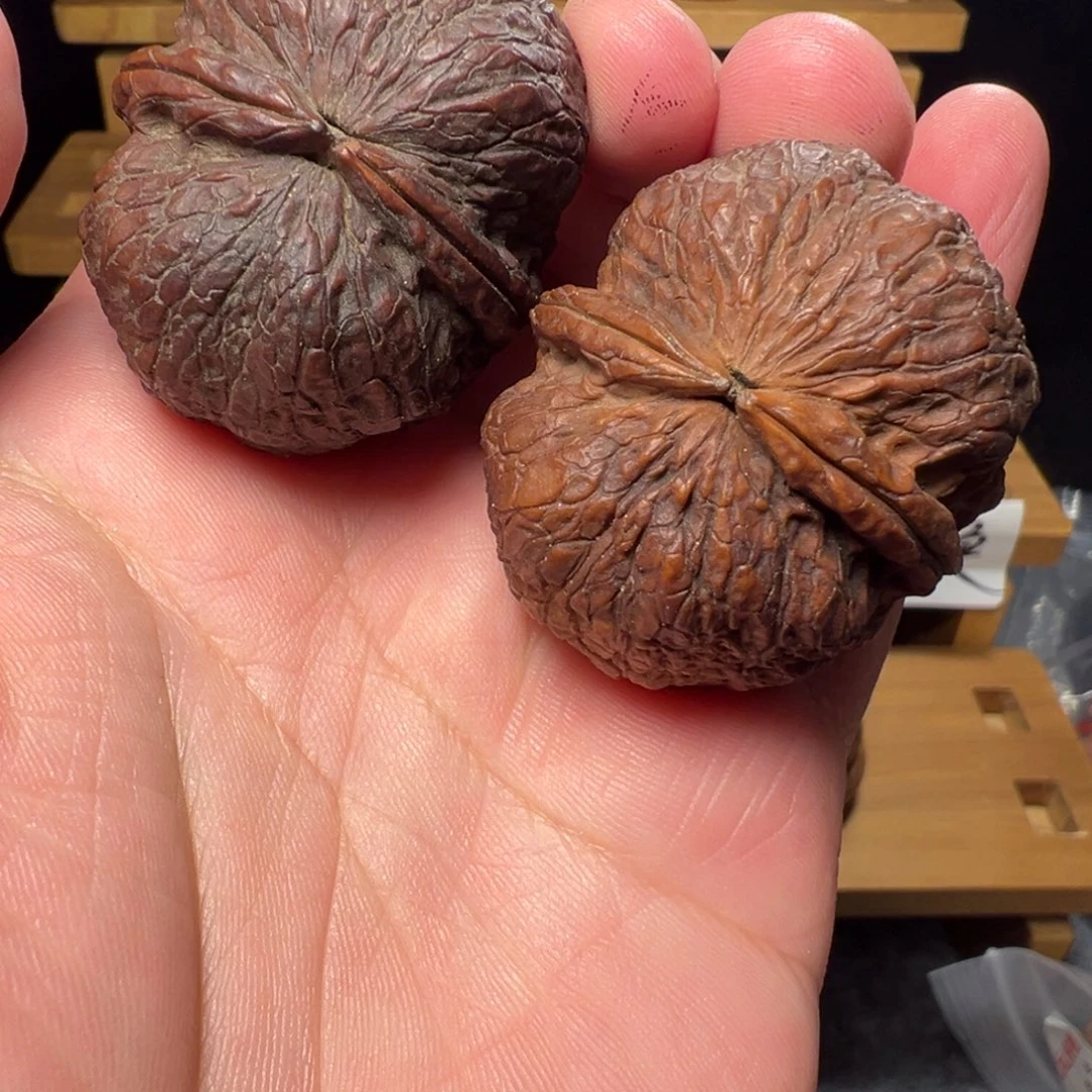 吊坠文玩核桃秦权43mm