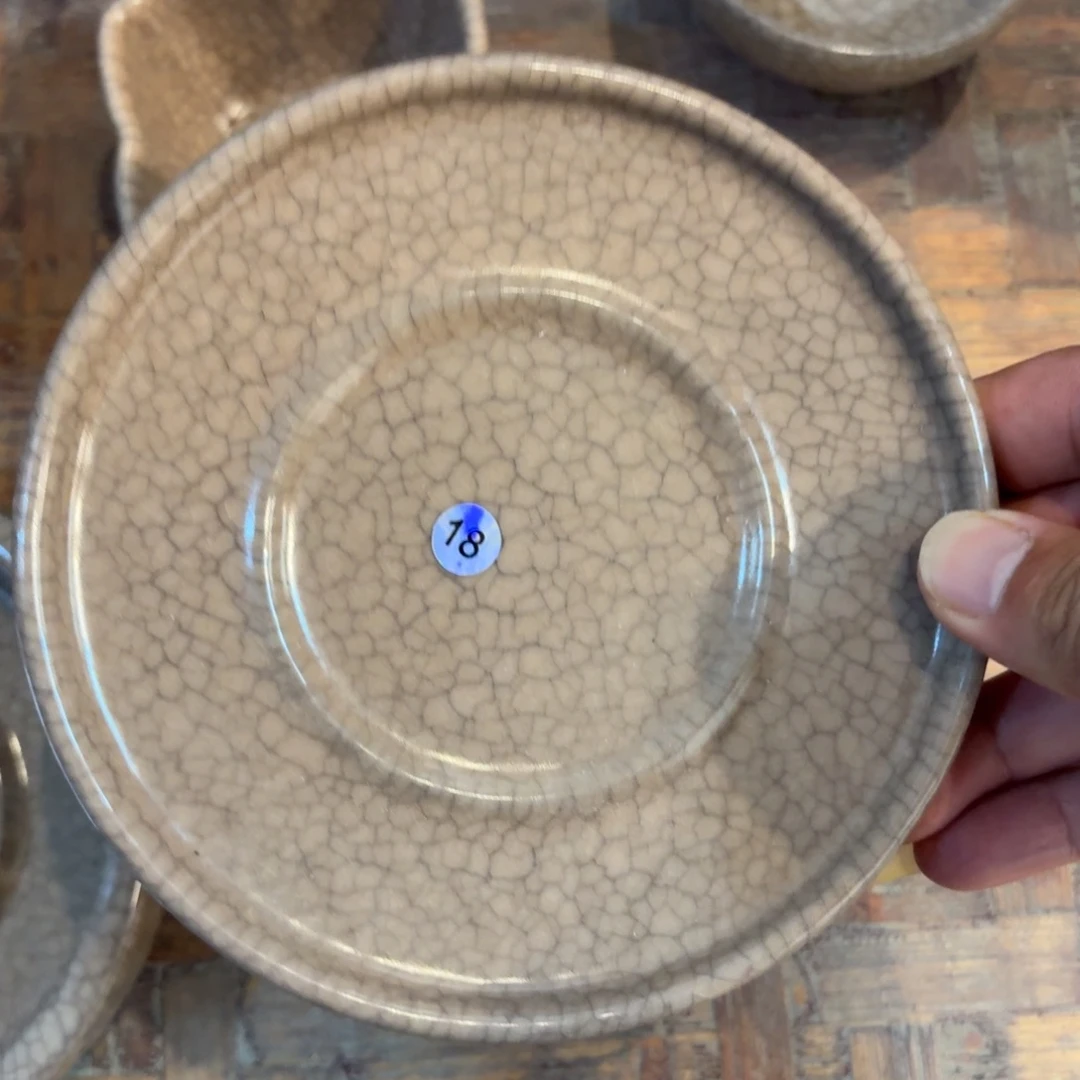 龙泉青瓷茶具微瑕