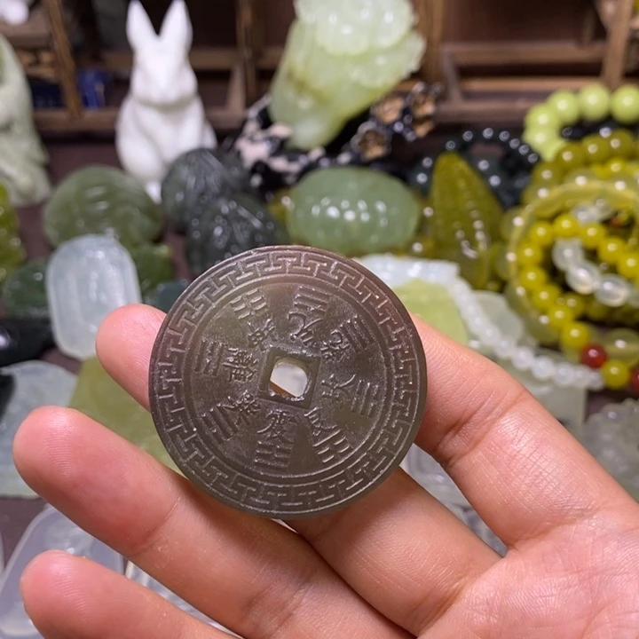 岫玉未镶嵌岫玉挂件