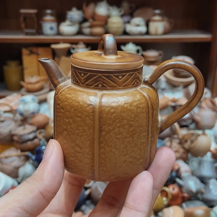 柴烧老岩泥高端茶器