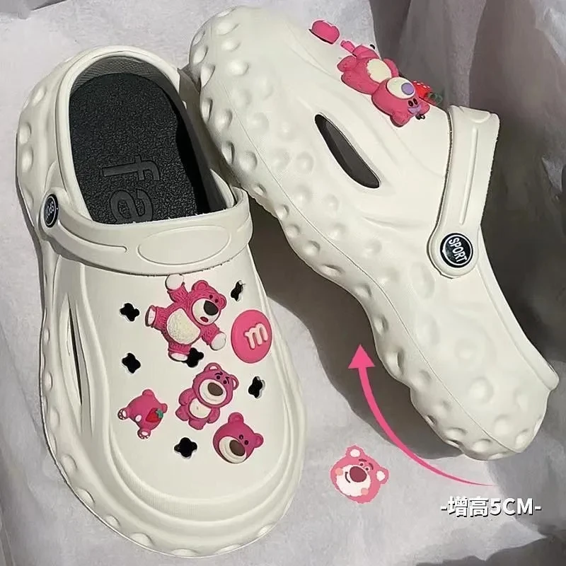 升级版洞洞鞋防滑耐磨厚底舒适时尚休闲百搭情侣夏季