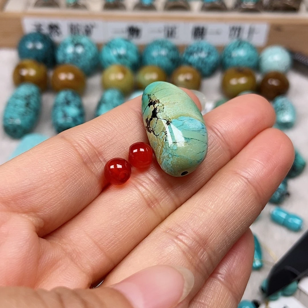 未镶嵌南红玛瑙珠宝半成品陆*