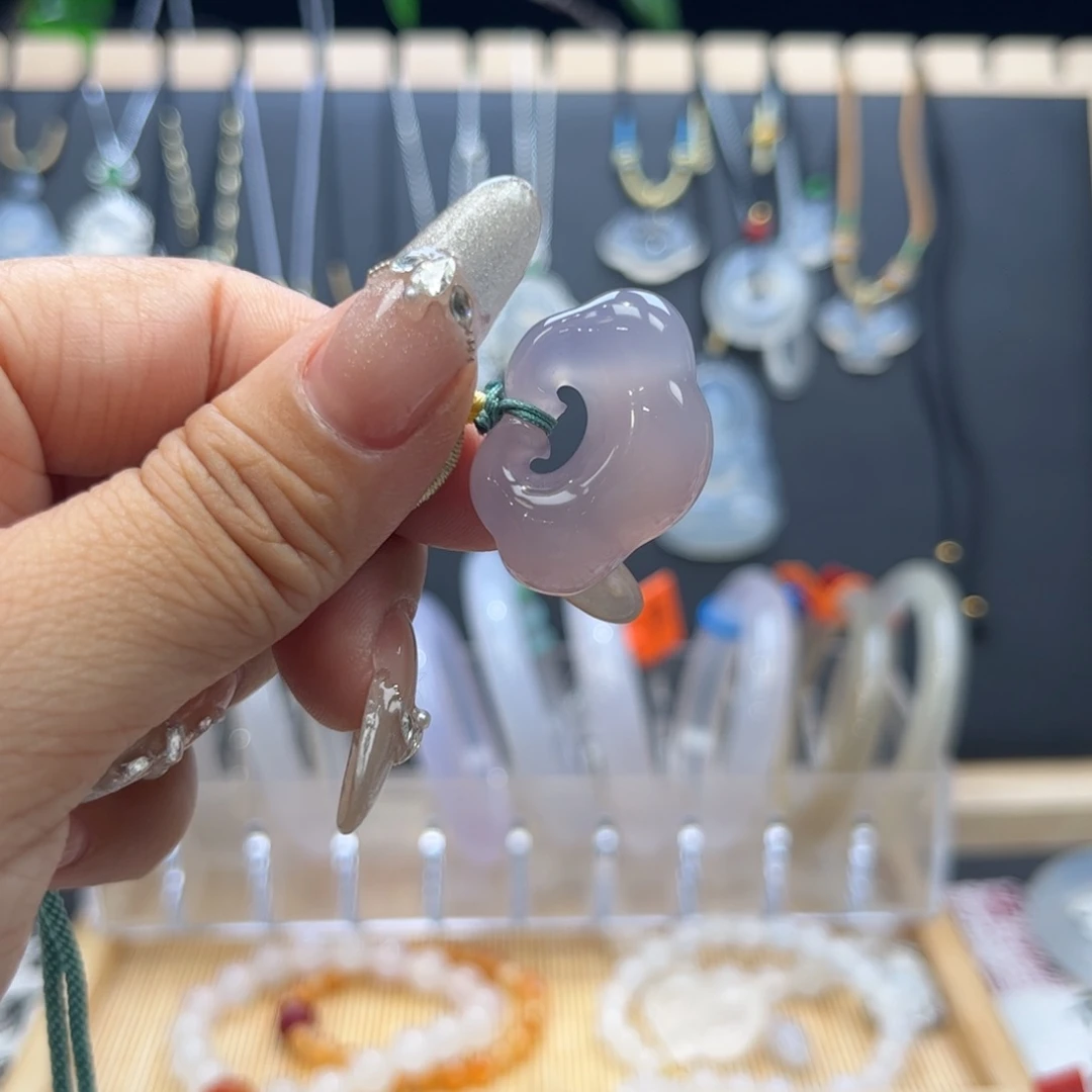 玛瑙/玉髓颈饰未镶嵌深紫