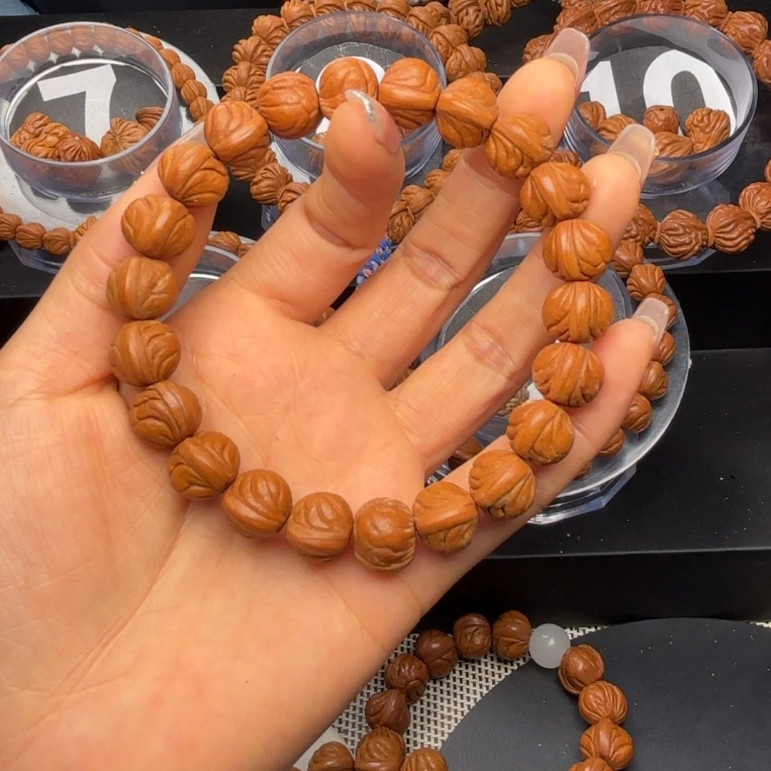 猕***桃吊坠桃核野生双脊龙12尺寸