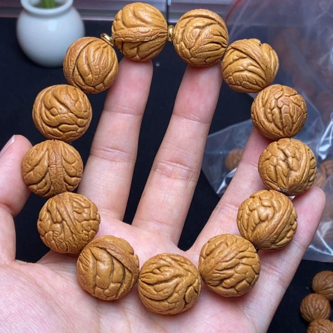 桃核手串秦岭龙纹桃核1