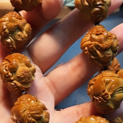 橄榄核手串/手链阿*?橄榄雕