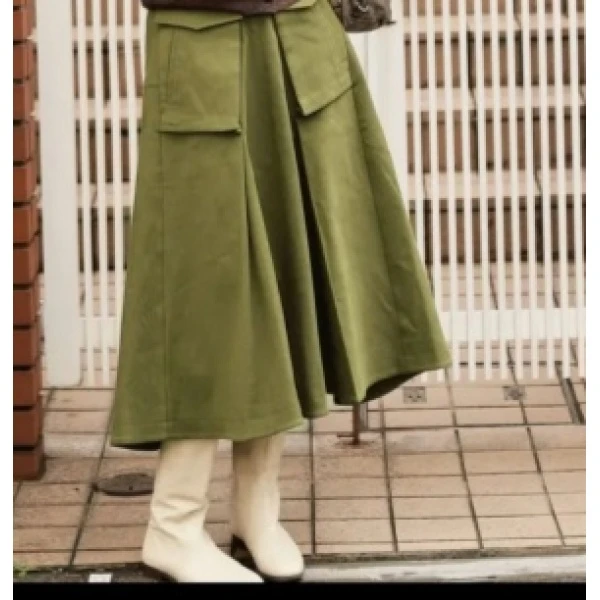 【璇致物】迎新半裙原创设计厚款法式休闲a字显瘦高腰半身裙
