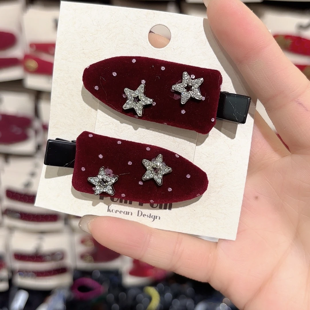 皮质铁合金星星压夹