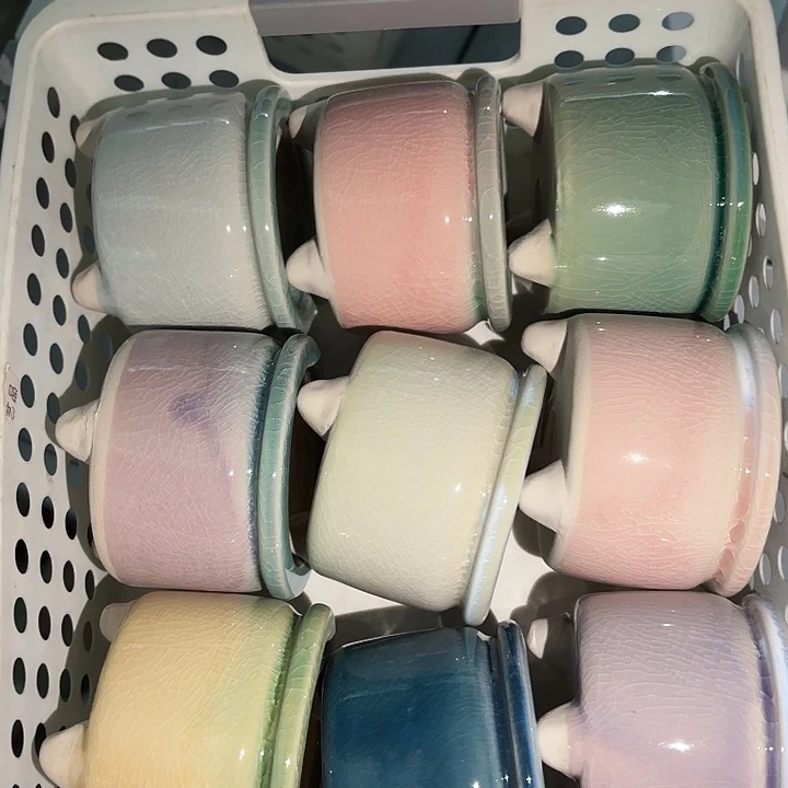 红陶量货/口高深浅搭配发6个