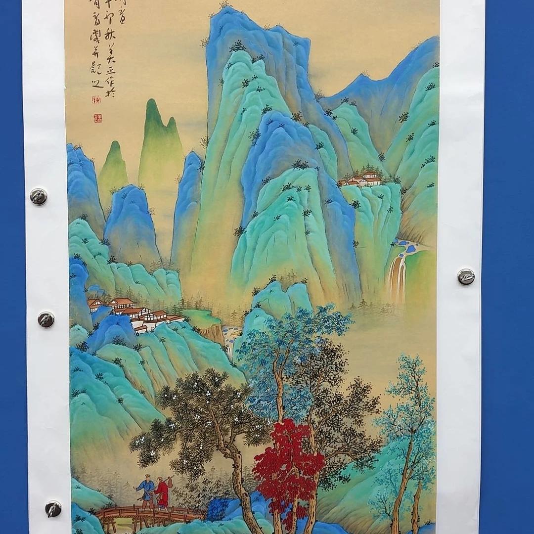 国画多次参加国内外书画