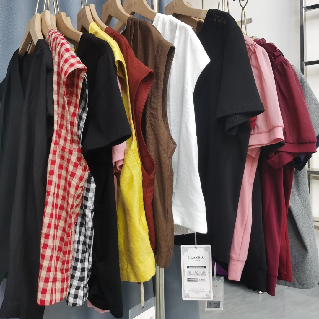 夏季气质百搭无袖格子背心上衣搭配高腰休闲裤