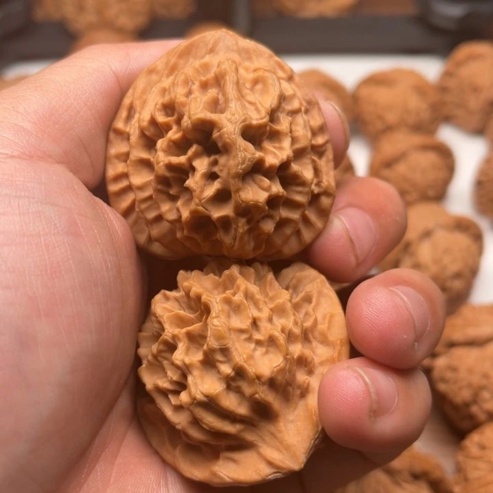 北***.吊坠文玩核桃45龙鳞纹