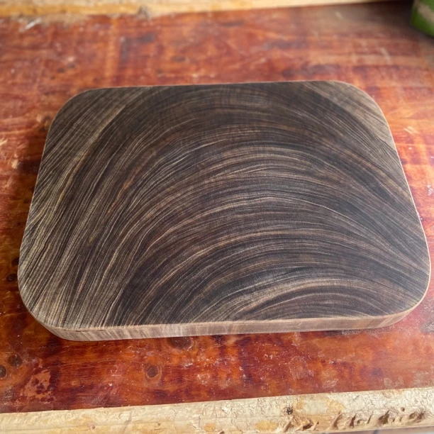 方形蚬木横切菜板无漆无蜡