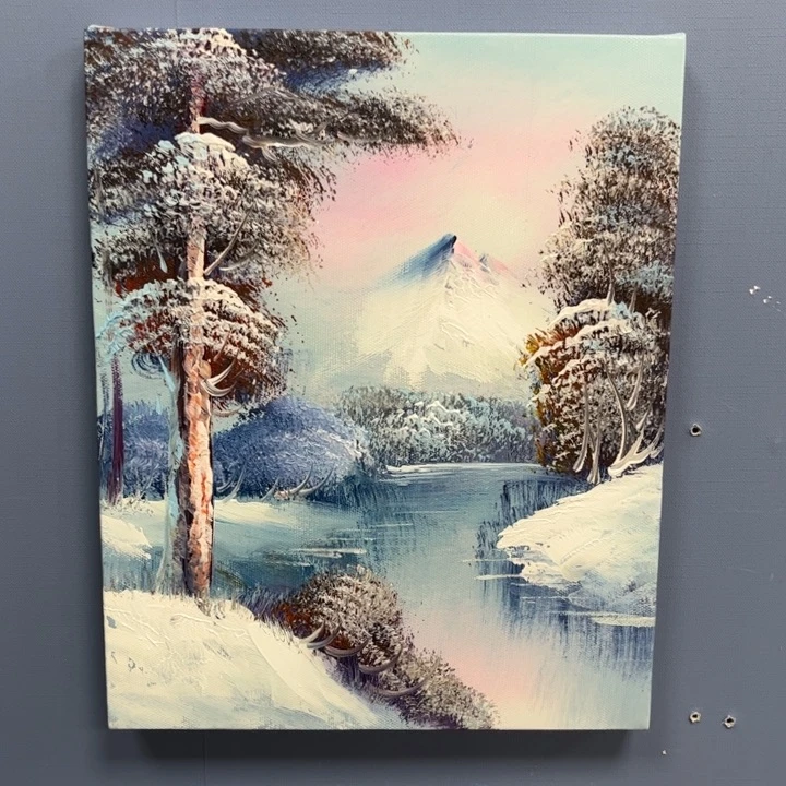 手工手绘精品油画20+25厘米