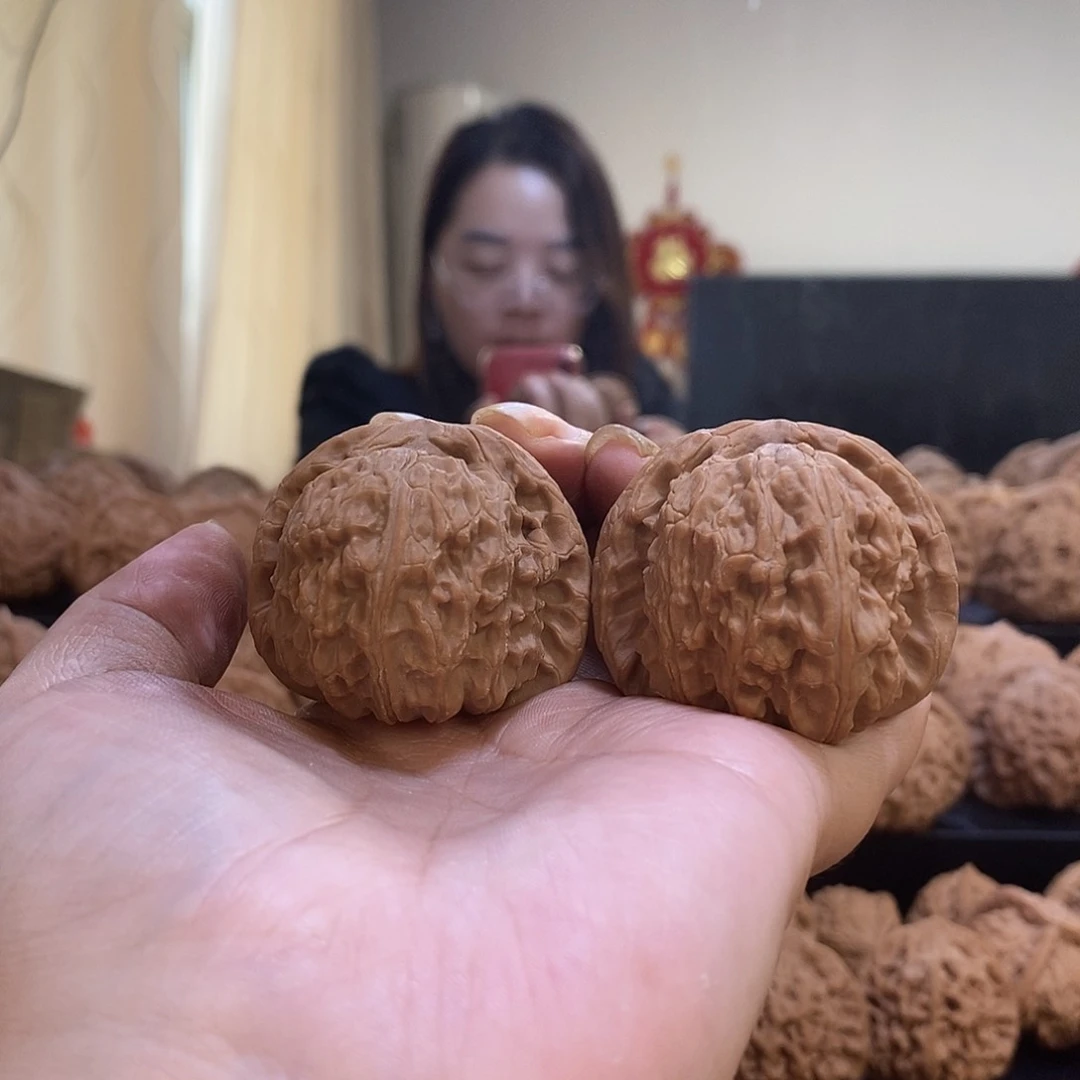 把件文玩核桃42白狮子