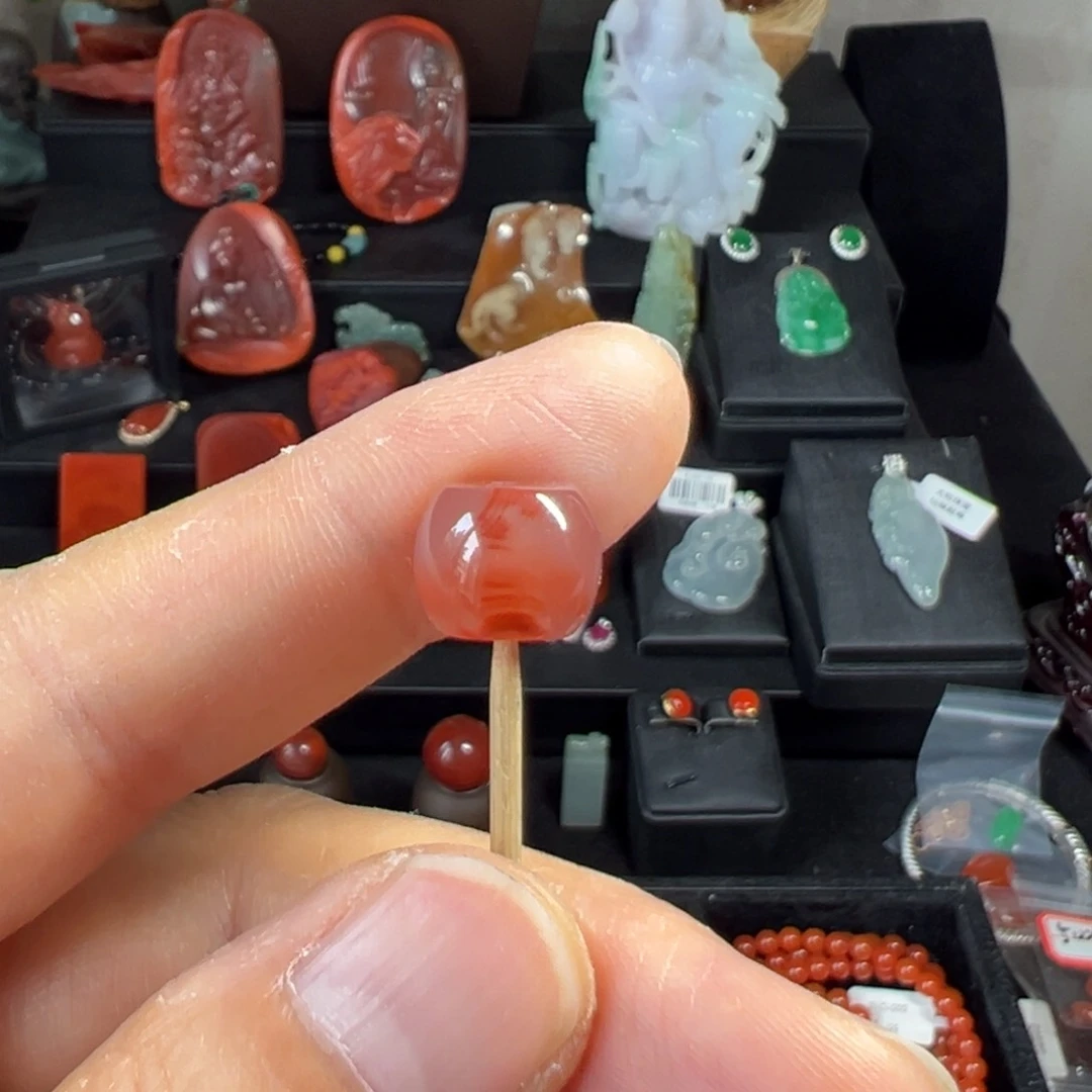 南红玛瑙单珠合金