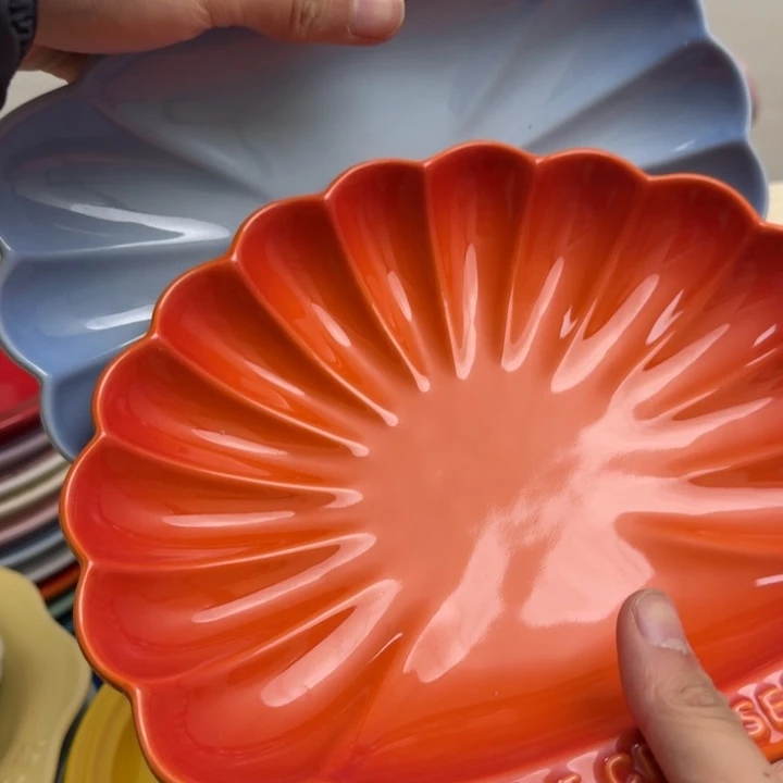 福利微瑕2个9英寸贝壳盘