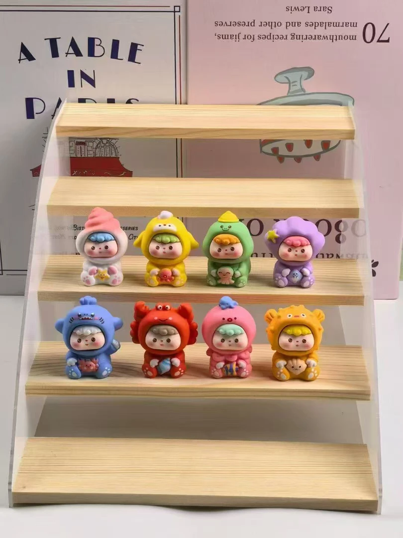 【双许愿+九宫格】磨砂海洋动物崽崽手工Diy配件树脂摆件