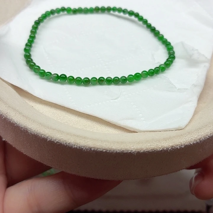 翡翠未镶嵌手链天然缅甸翡翠A货卡3